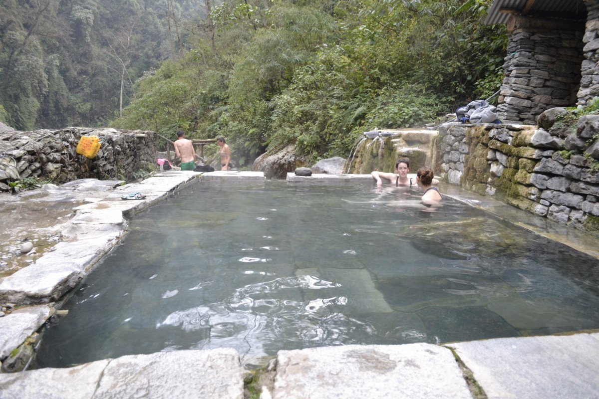 Hot springs at Jhinu Danda​