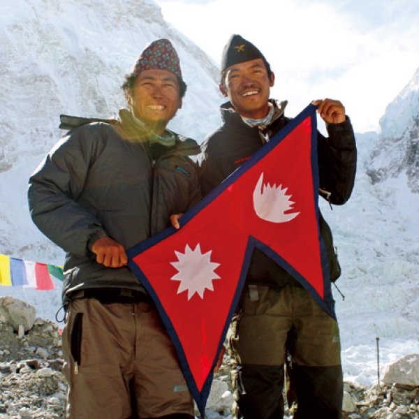 Sano Babu Sanuwar and Lakpa Tsheri Sherpa