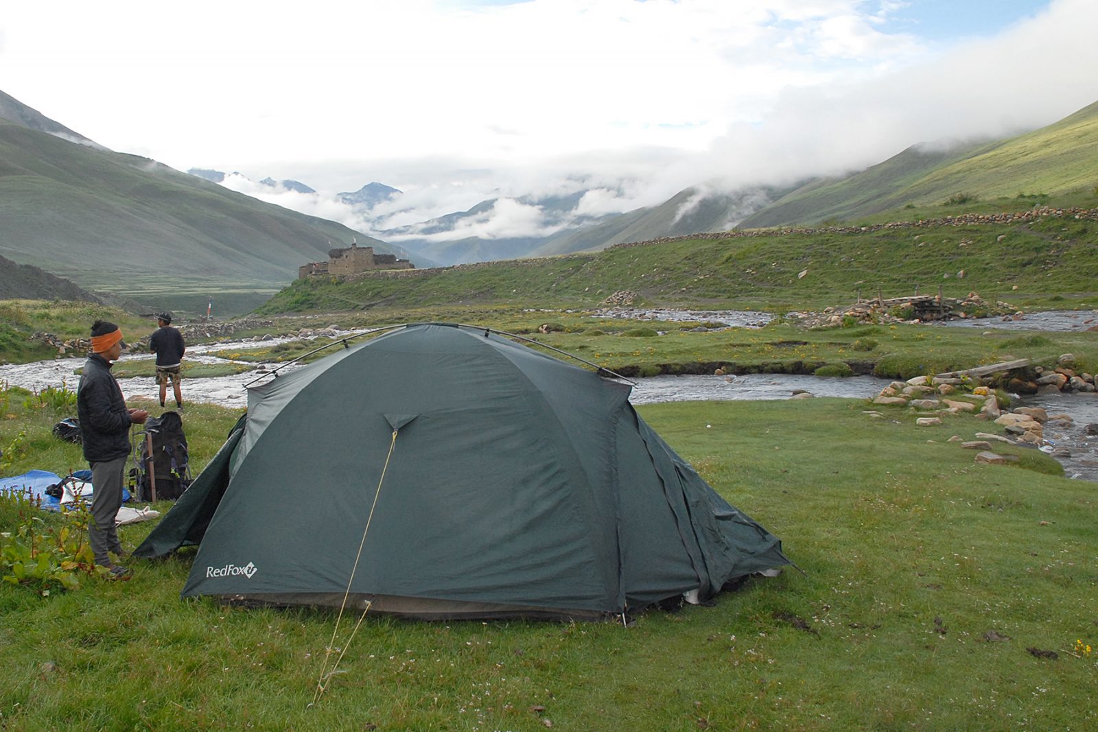 Trekkers Camping At Upper Dolpo